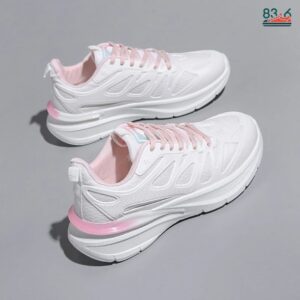 giày sneaker nam trắng đế cao